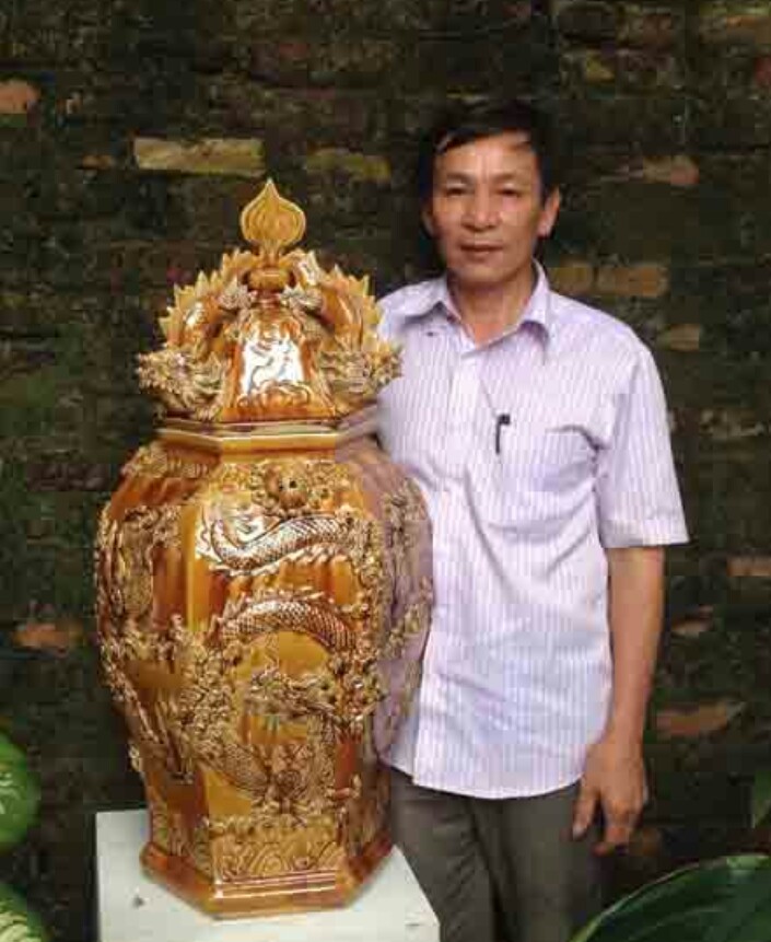 Nghệ nhân Nhân dân Trần Độ và một trong những tác phẩm độc đáo của ông